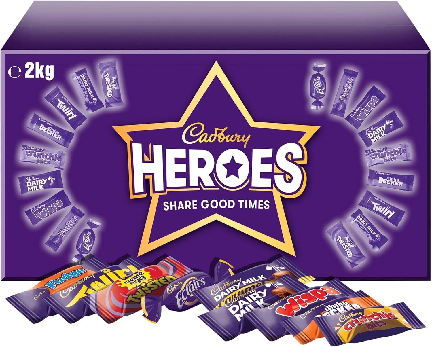 Cadbury Heroes Chocolate Bulk Sharing Box 2kg - Image 5