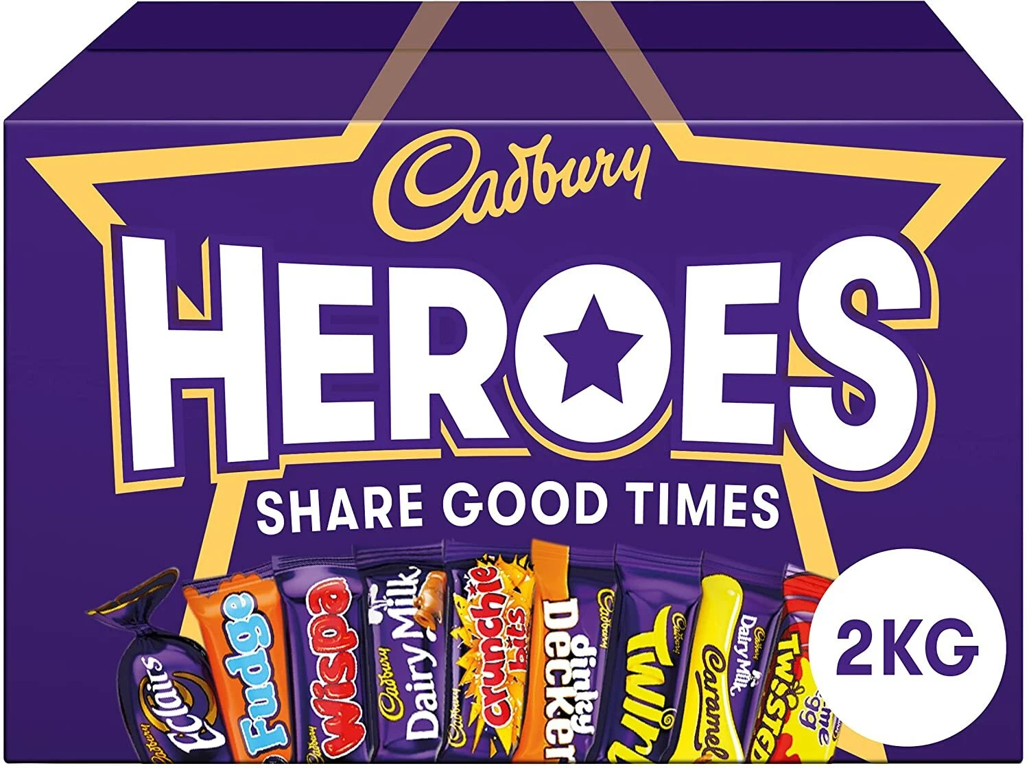 Cadbury Heroes Chocolate Bulk Sharing Box 2kg - Image 2