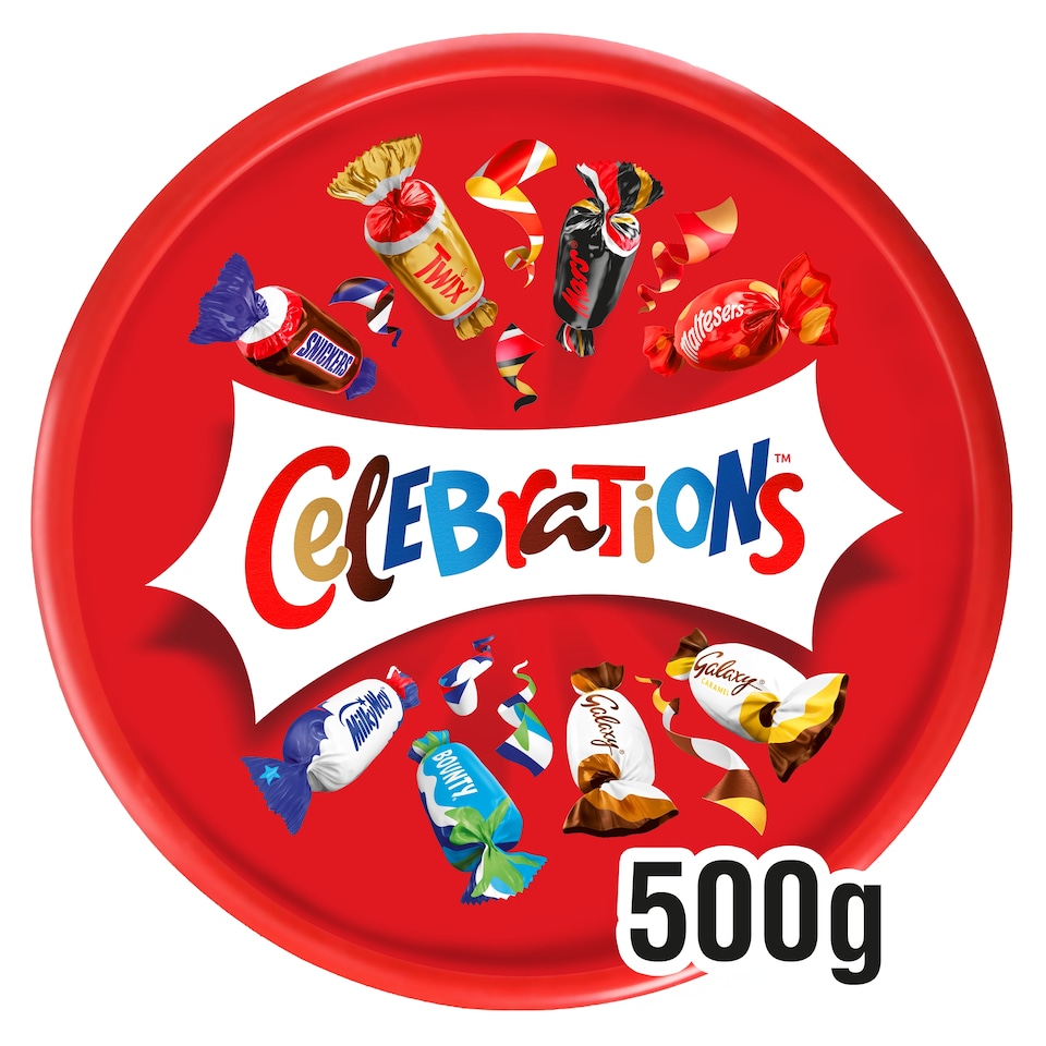 Celebrations Chocolate Tub 500g - Image 2