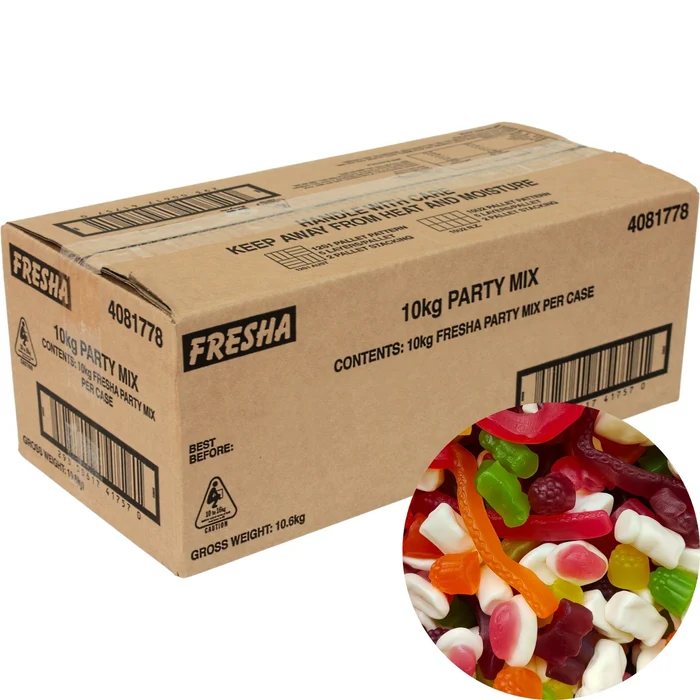 Cadbury Fresha Party Mix Bulk Lollies (10kg)